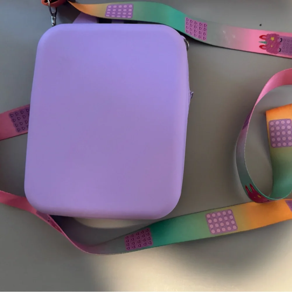 Unicorn Colorful Handbag Pop It‎ Fidget Toy Zipper crossbody girls accessory